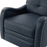 Amelia Genuine Leather Swivel Rocker Recliner
