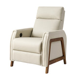 Linzy Genuine Leather Power Recliner