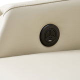Linzy Genuine Leather Power Recliner