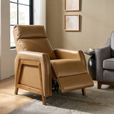 Linzy Genuine Leather Power Recliner