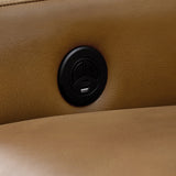 Linzy Genuine Leather Power Recliner
