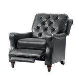 Myria Genuine Leather Nailhead Recliner