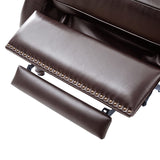 Myria Genuine Leather Nailhead Recliner
