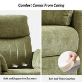 Monica Swivel Rocker Power Recliner with Movable Pillows(Optional Types)