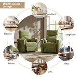 Monica Swivel Rocker Power Recliner with Movable Pillows(Optional Types)
