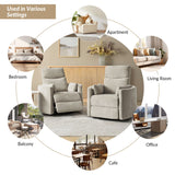 Monica Swivel Rocker Power Recliner with Movable Pillows(Optional Types)