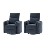Monica Swivel Rocker Power Recliner with Movable Pillows(Optional Types)