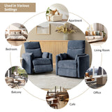 Monica Swivel Rocker Power Recliner with Movable Pillows(Optional Types)
