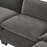 Aichele Sectional Sleeper Sofa with Triple-layer Cushions