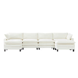 Aichele Sectional Sleeper Sofa with Triple-layer Cushions
