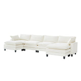 Aichele Sectional Sleeper Sofa with Triple-layer Cushions