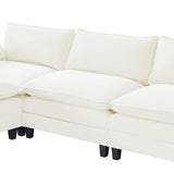 Aichele Sectional Sleeper Sofa with Triple-layer Cushions