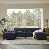 Aichele Sectional Sleeper Sofa with Triple-layer Cushions