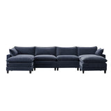 Aichele Sectional Sleeper Sofa with Triple-layer Cushions