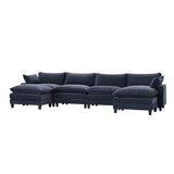 Aichele Sectional Sleeper Sofa with Triple-layer Cushions