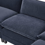 Aichele Sectional Sleeper Sofa with Triple-layer Cushions