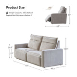 Essentia Power Reclining Corner Sofa with Easy-care Fabric