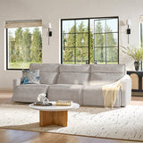 Essentia Power Reclining Corner Sofa with Easy-care Fabric