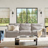 Essentia Power Reclining Corner Sofa with Easy-care Fabric