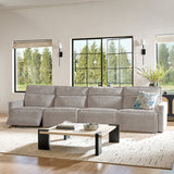 Essentia Power Reclining Corner Sofa with Easy-care Fabric