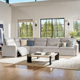 Essentia Power Reclining Corner Sofa with Easy-care Fabric