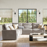 Essentia Power Reclining Corner Sofa with Easy-care Fabric