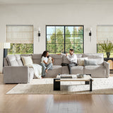 Essentia Power Reclining Corner Sofa with Easy-care Fabric
