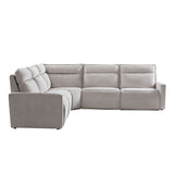 Essentia Power Reclining Corner Sofa with Easy-care Fabric