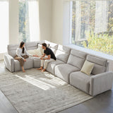 Essentia Power Reclining Corner Sofa with Easy-care Fabric