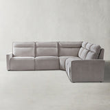 Essentia Power Reclining Corner Sofa with Easy-care Fabric