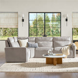 Essentia Power Reclining Corner Sofa with Easy-care Fabric