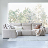 Essentia Power Reclining Corner Sofa with Easy-care Fabric
