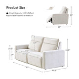 Essentia Power Reclining Corner Sofa with Easy-care Fabric