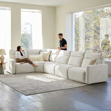 Essentia Power Reclining Corner Sofa with Easy-care Fabric