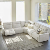 Essentia Power Reclining Corner Sofa with Easy-care Fabric