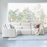 Essentia Power Reclining Corner Sofa with Easy-care Fabric