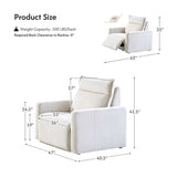Essentia Power Reclining Corner Sofa with Easy-care Fabric