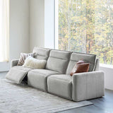 Essentia Power Reclining Corner Sofa with Easy-care Fabric
