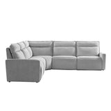 Essentia Power Reclining Corner Sofa with Easy-care Fabric