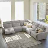 Essentia Power Reclining Corner Sofa with Easy-care Fabric