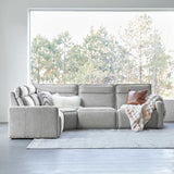 Essentia Power Reclining Corner Sofa with Easy-care Fabric
