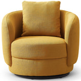 Dylan Gold Boucle Lounge Chair