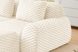 LAURENT 82" Loveseat with 1 Ottoman