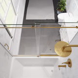 Don Series 56 to 60 in. x 62 in. Frameless Sliding Tub Door