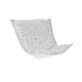 Indoor/Outdoor Puff Scroll Chair Syros Fog Cover Only