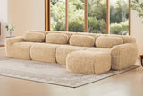 MELLOW 149" 4-Seater Sofa with 1 Ottoman
