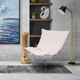 Indoor/Outdoor Puff Scroll Chair Syros Natural Cover Only