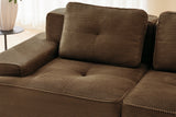 CORDELIA 151" 6-Seater Sofa with 2 Ottomans