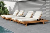 ORVA Outdoor Lounge Chaise with Headrest