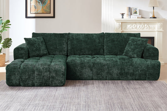 ELARA 108" Chenille Left Chaise Sofa
